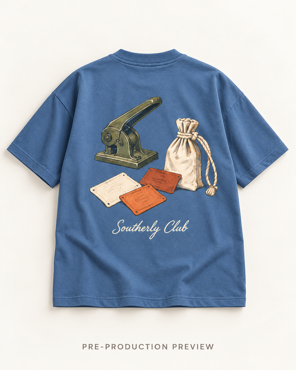 Generated pre-production flat lay preview of Ferry Tokens Graphic Tee 160.