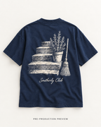 Generated pre-production flat lay preview of Afternoon Steps Graphic Tee 162.