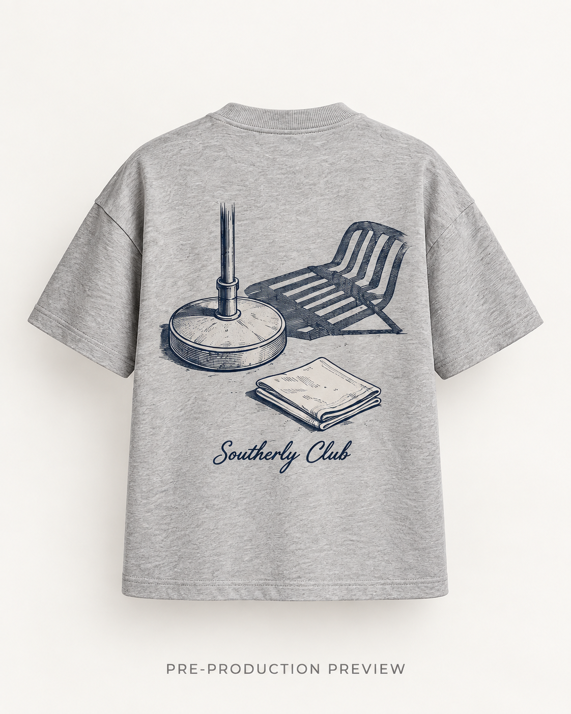 Generated pre-production back preview of Terrace Shade Graphic Tee 163.