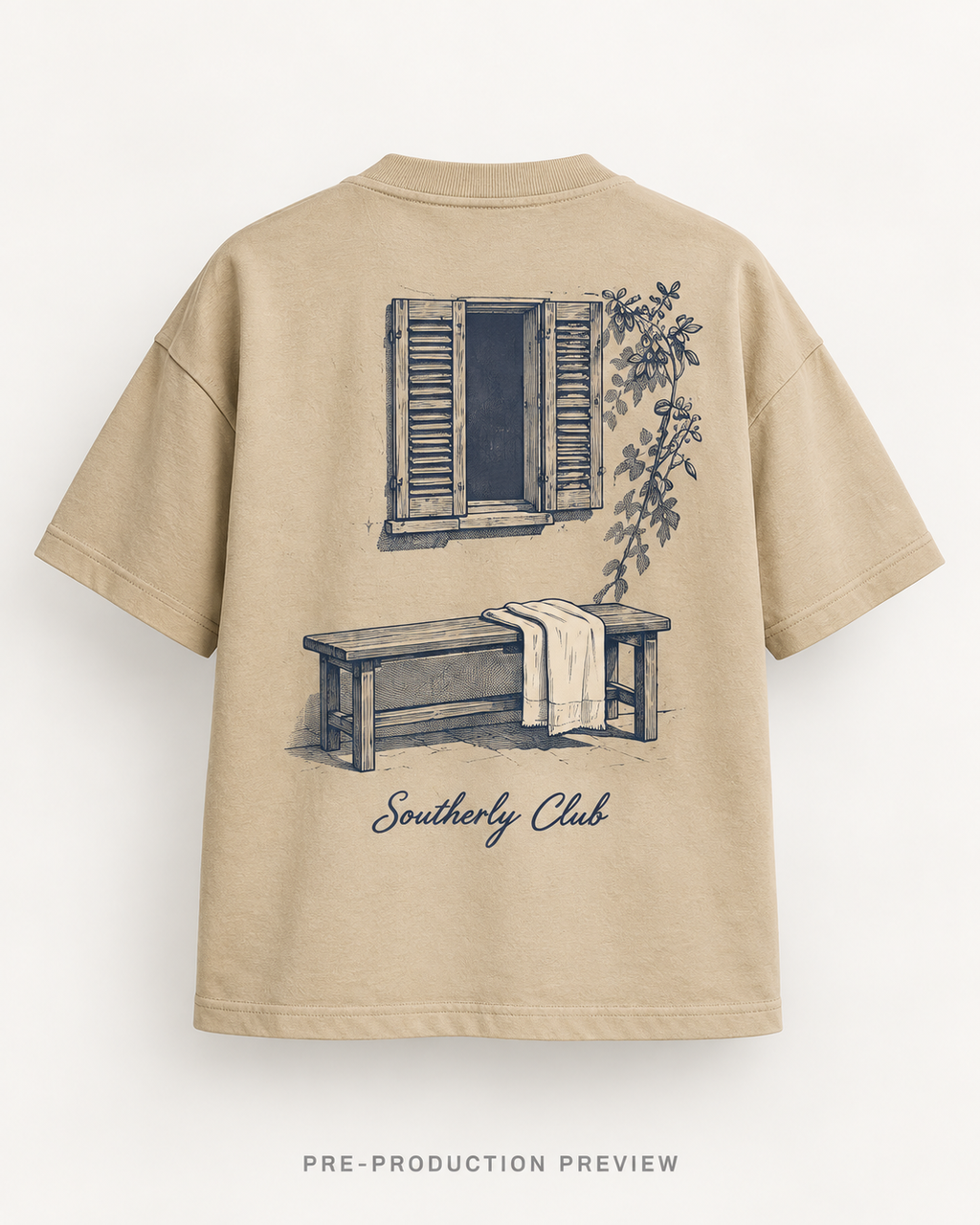 Generated pre-production back preview of Window Seat Graphic Tee 167.