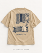 Generated pre-production flat lay preview of Window Seat Graphic Tee 167.
