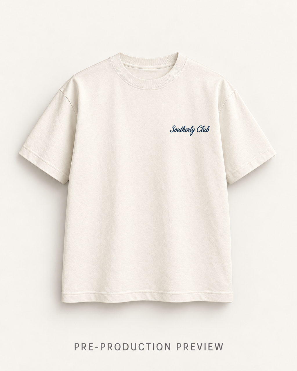 Generated pre-production front preview of Mooring Study Graphic Tee 169.