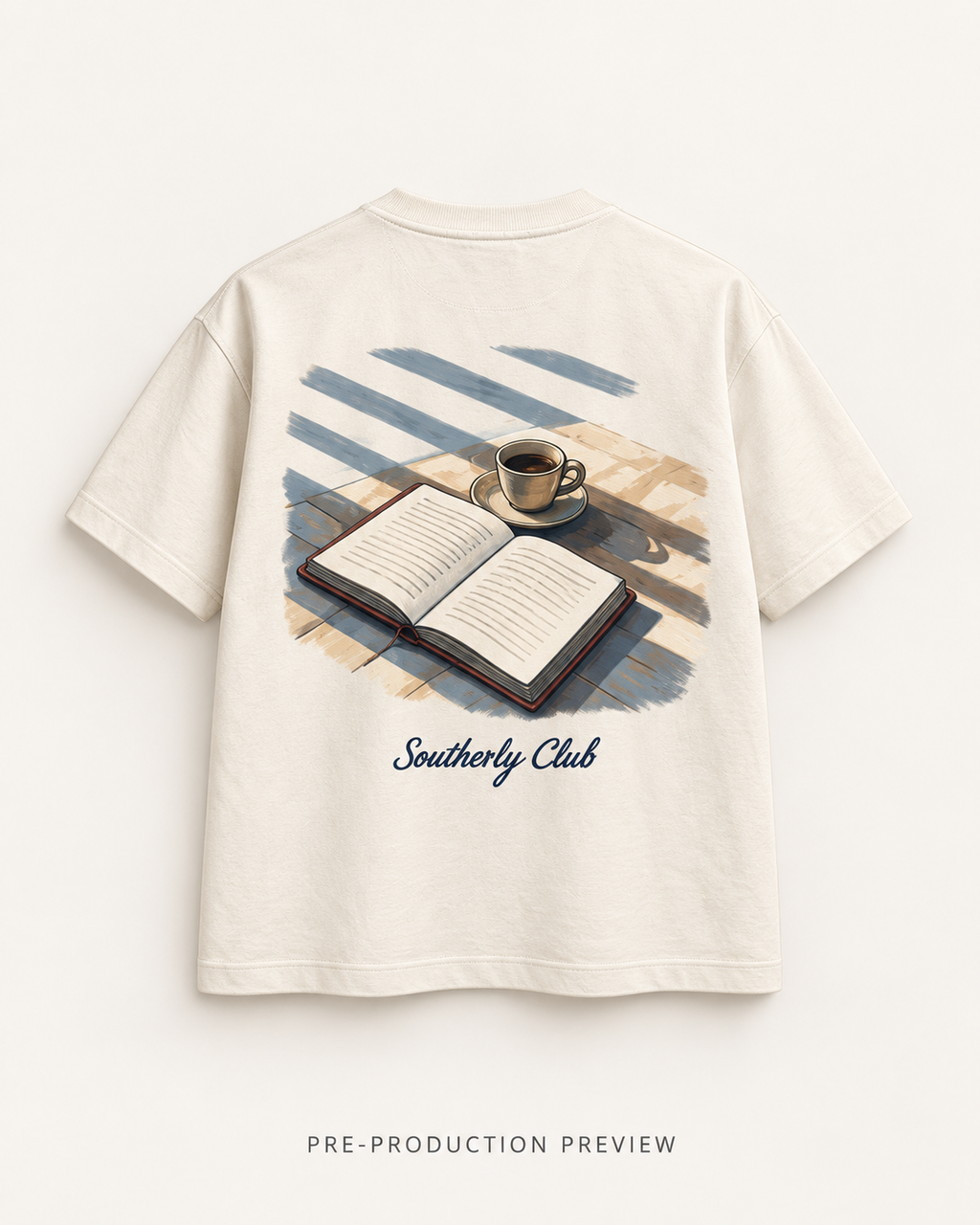 Generated pre-production back preview of Shutter Light Graphic Tee 172.