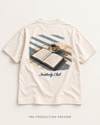 Generated pre-production flat lay preview of Shutter Light Graphic Tee 172.