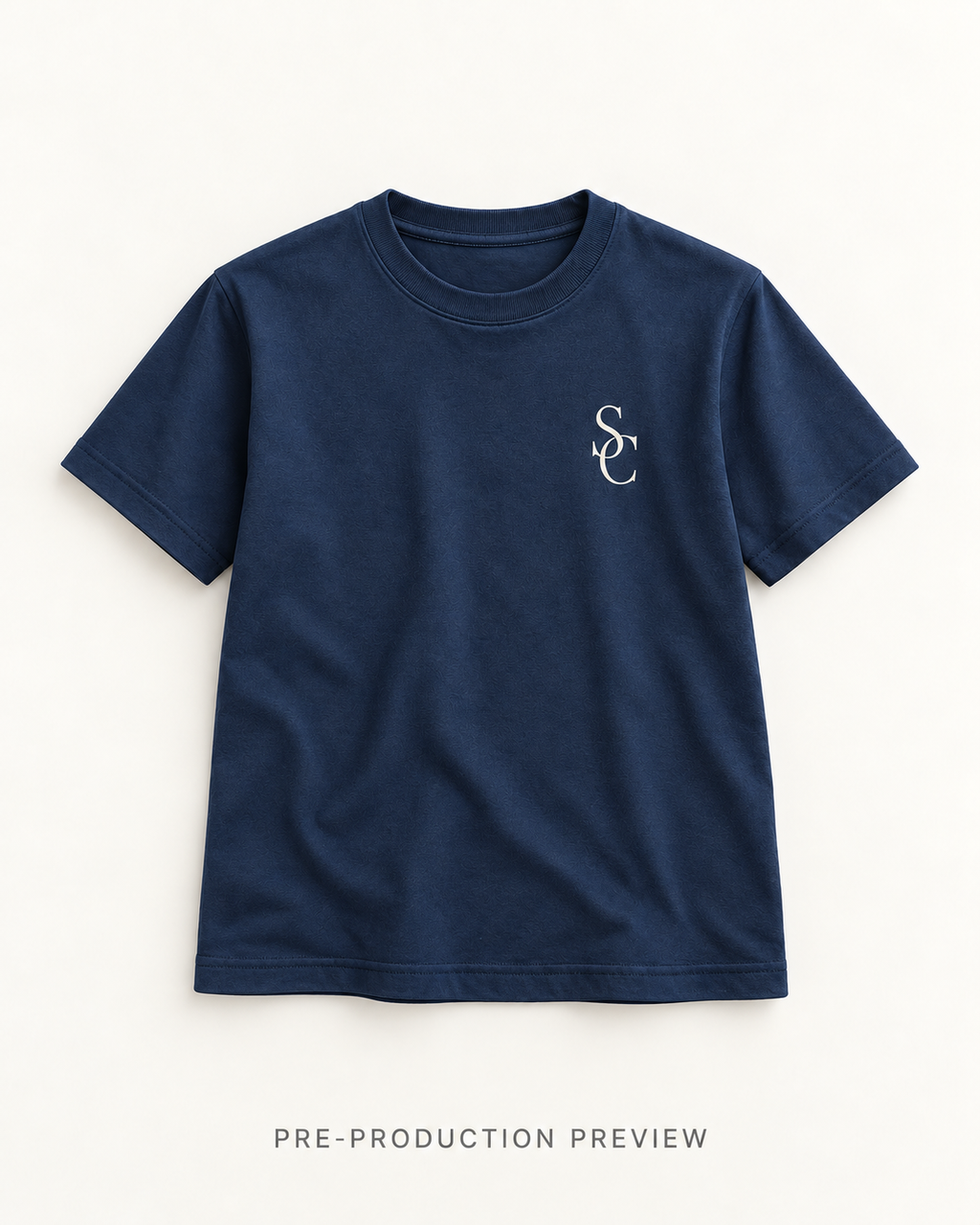 Generated pre-production flat lay preview of Southerly Fitted Tee 173.