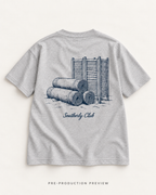 Generated pre-production flat lay preview of Bathing Screen Graphic Tee 174.
