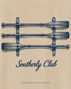 Generated pre-production artwork detail preview of Oar Rack Graphic Tee 175.