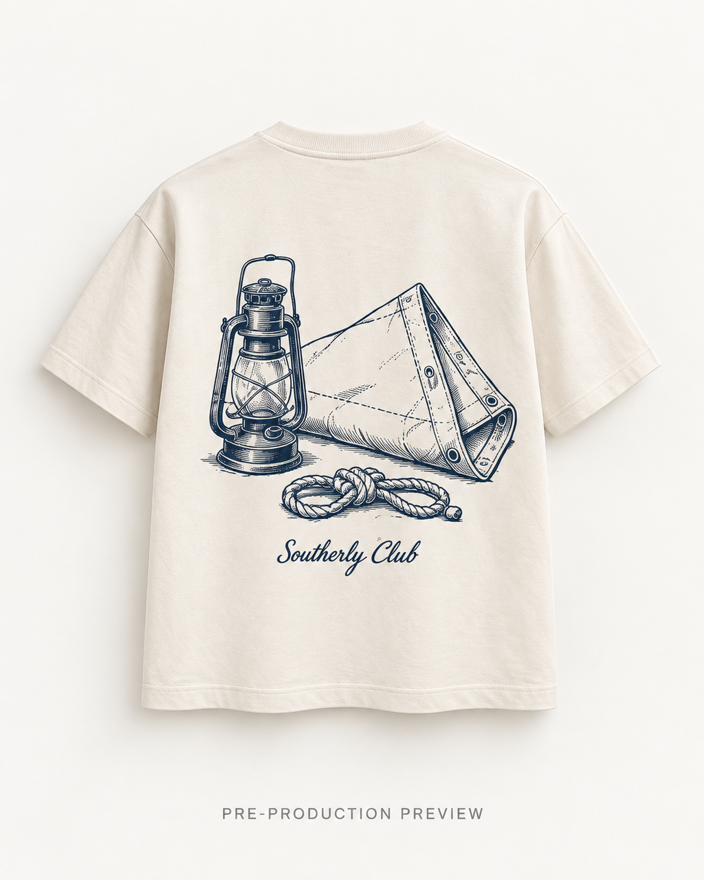 Generated pre-production back preview of Deck Lantern Graphic Tee 177.