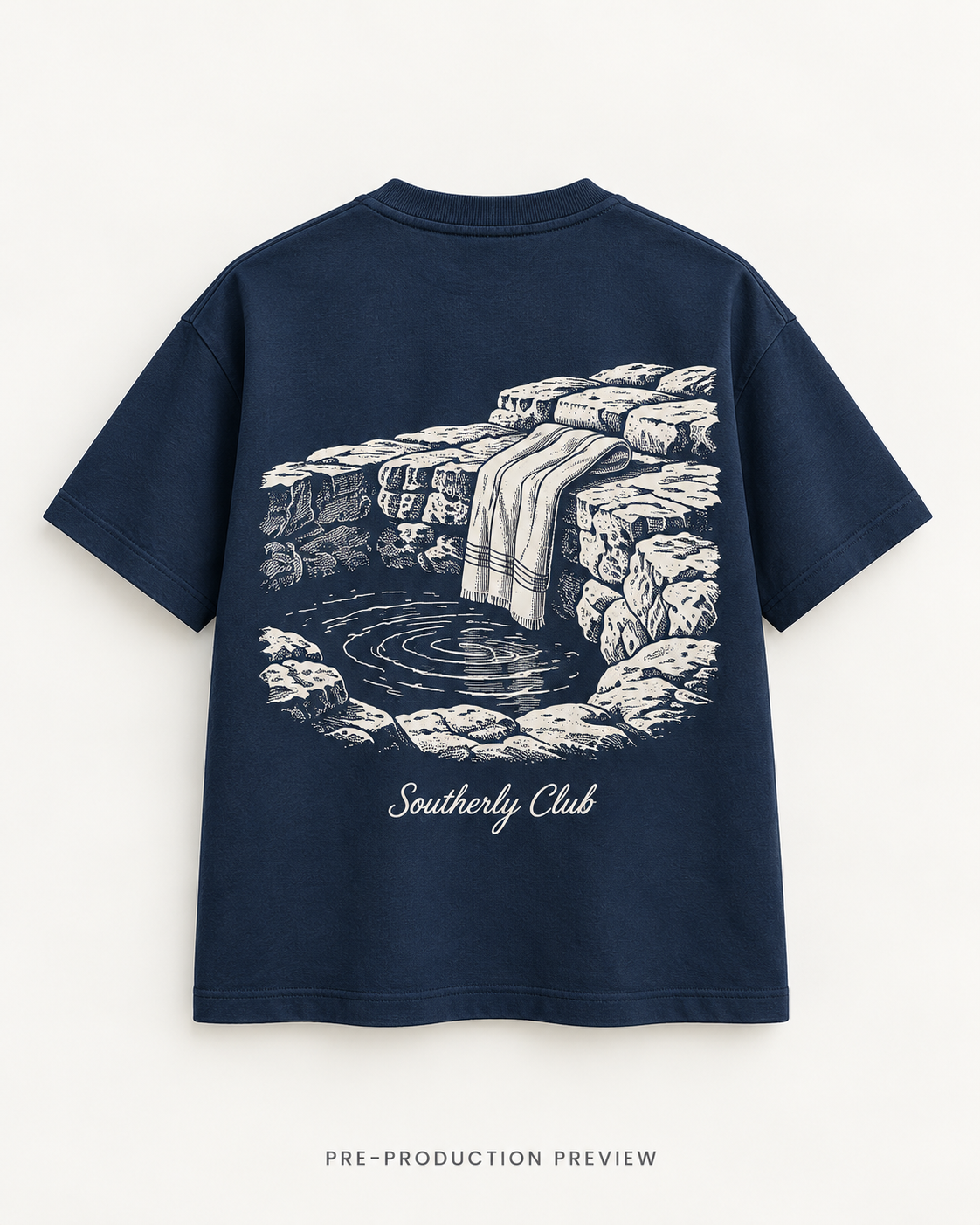 Generated pre-production back preview of Tide Pool Graphic Tee 178.