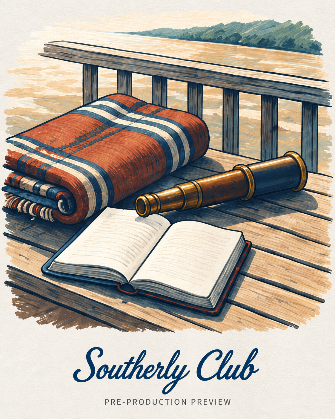 Generated pre-production artwork detail preview of Mountain Reading Graphic Tee 180.