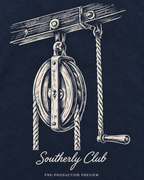 Generated pre-production artwork detail preview of Rope Pulley Graphic Tee 181.