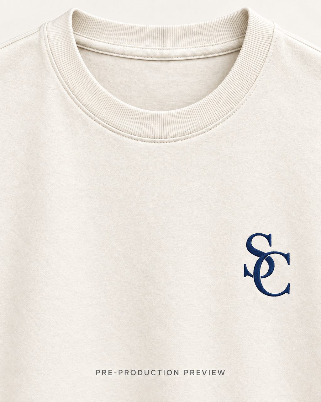 Generated pre-production artwork detail preview of Southerly Essential Tee 185.