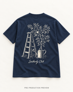 Generated pre-production flat lay preview of Garden Ladder Graphic Tee 186.