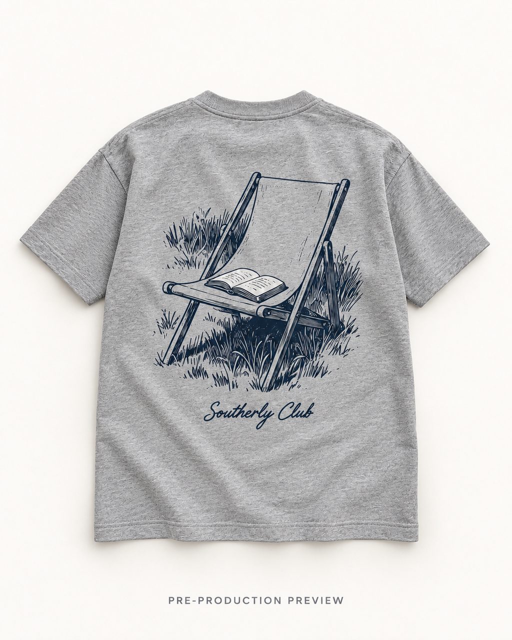 Generated pre-production flat lay preview of Canvas Seat Graphic Tee 187.