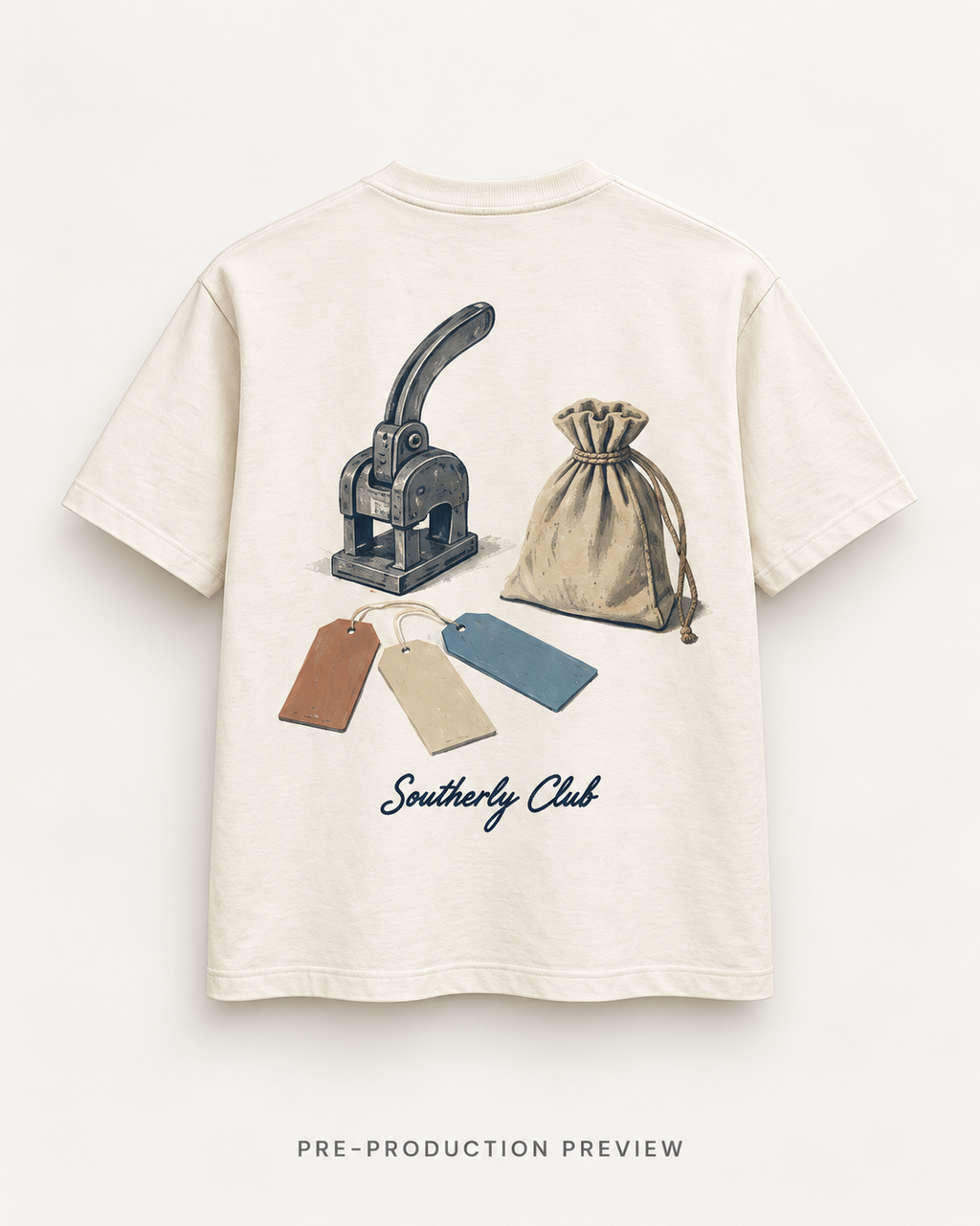Generated pre-production back preview of Ferry Tokens Graphic Tee 188.