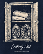 Generated pre-production artwork detail preview of Sailing Locker Graphic Tee 189.
