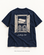 Generated pre-production flat lay preview of Sailing Locker Graphic Tee 189.