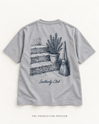 Generated pre-production flat lay preview of Afternoon Steps Graphic Tee 190.