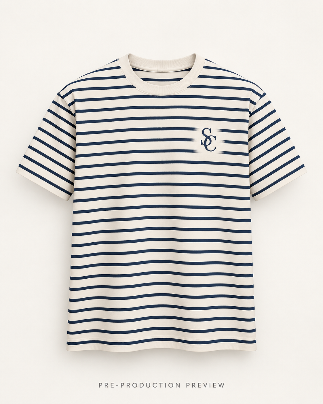 Generated pre-production front preview of Southerly Stripe Tee 192.