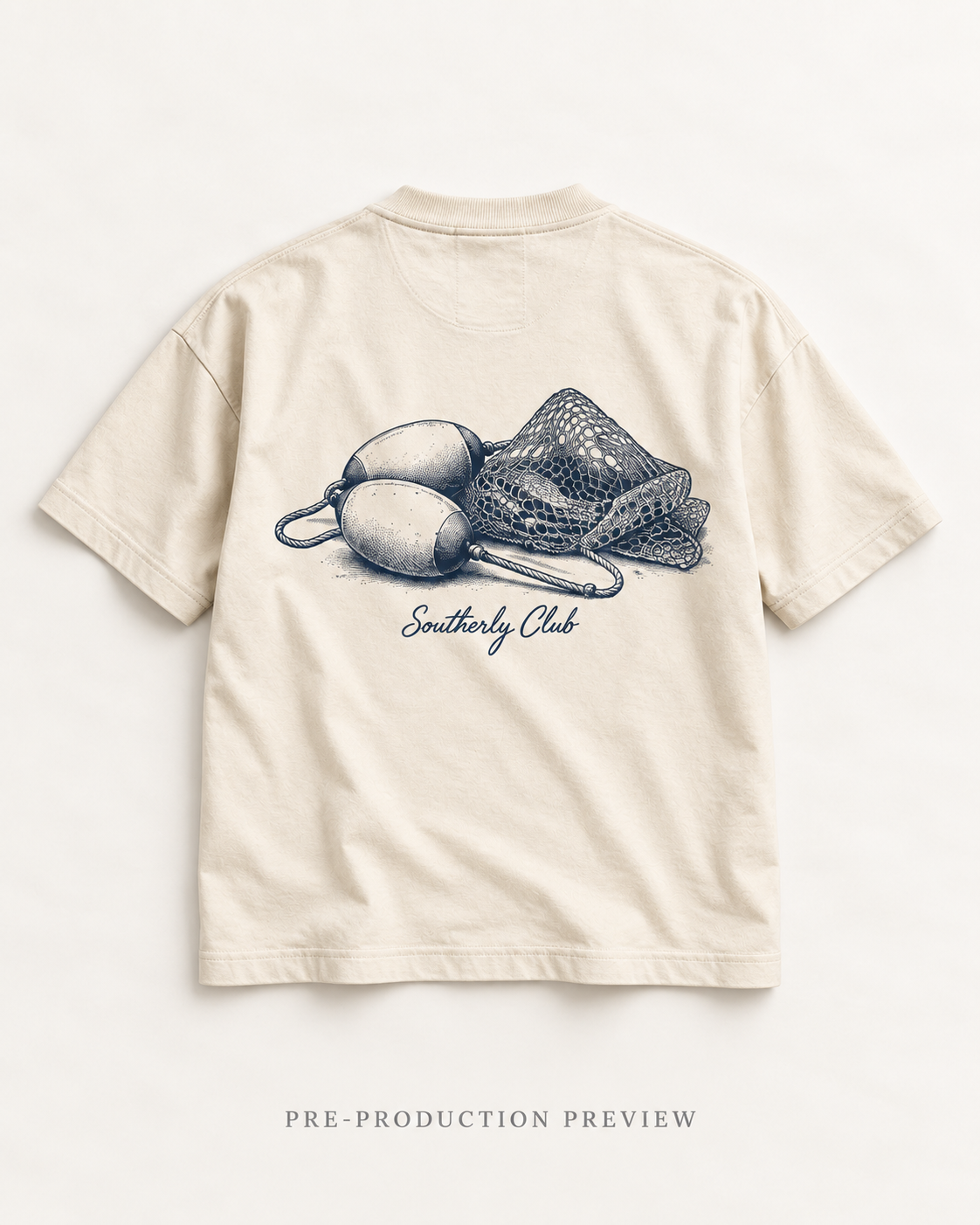 Generated pre-production flat lay preview of Breakwater Gear Graphic Tee 193.