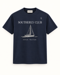 Southerly Club Open water graphic tee, front design preview
