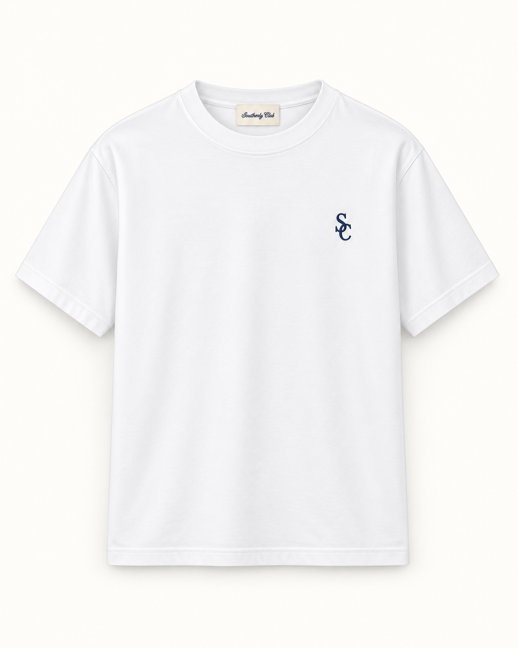 Southerly Club Jetty afternoon graphic tee, front design preview