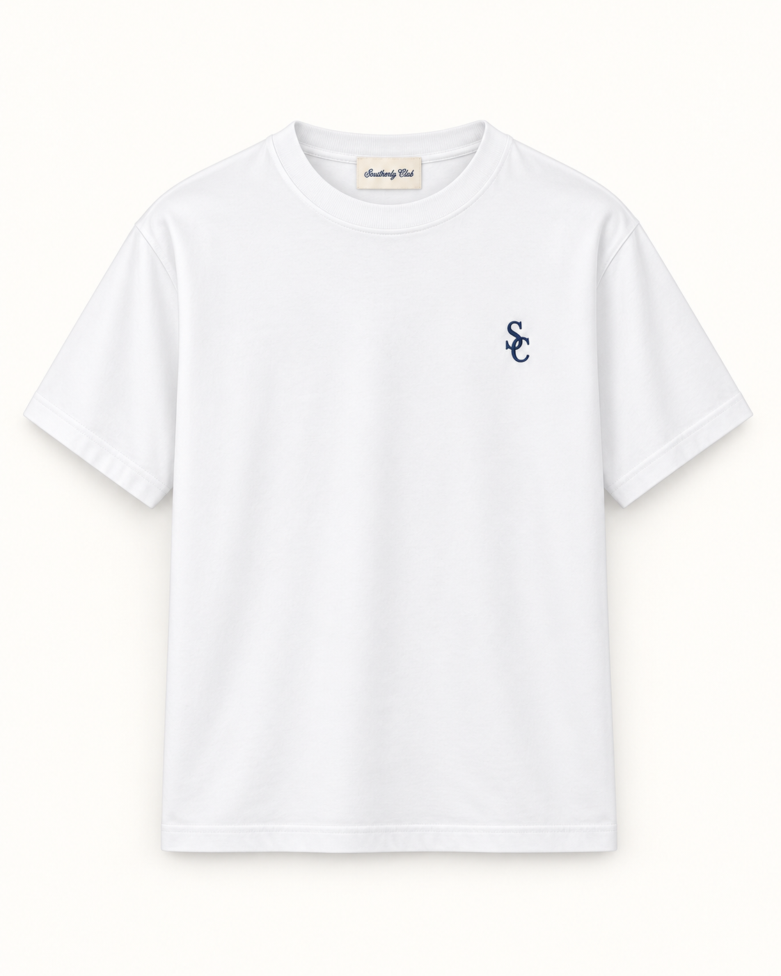 Southerly Club Jetty afternoon graphic tee, front design preview
