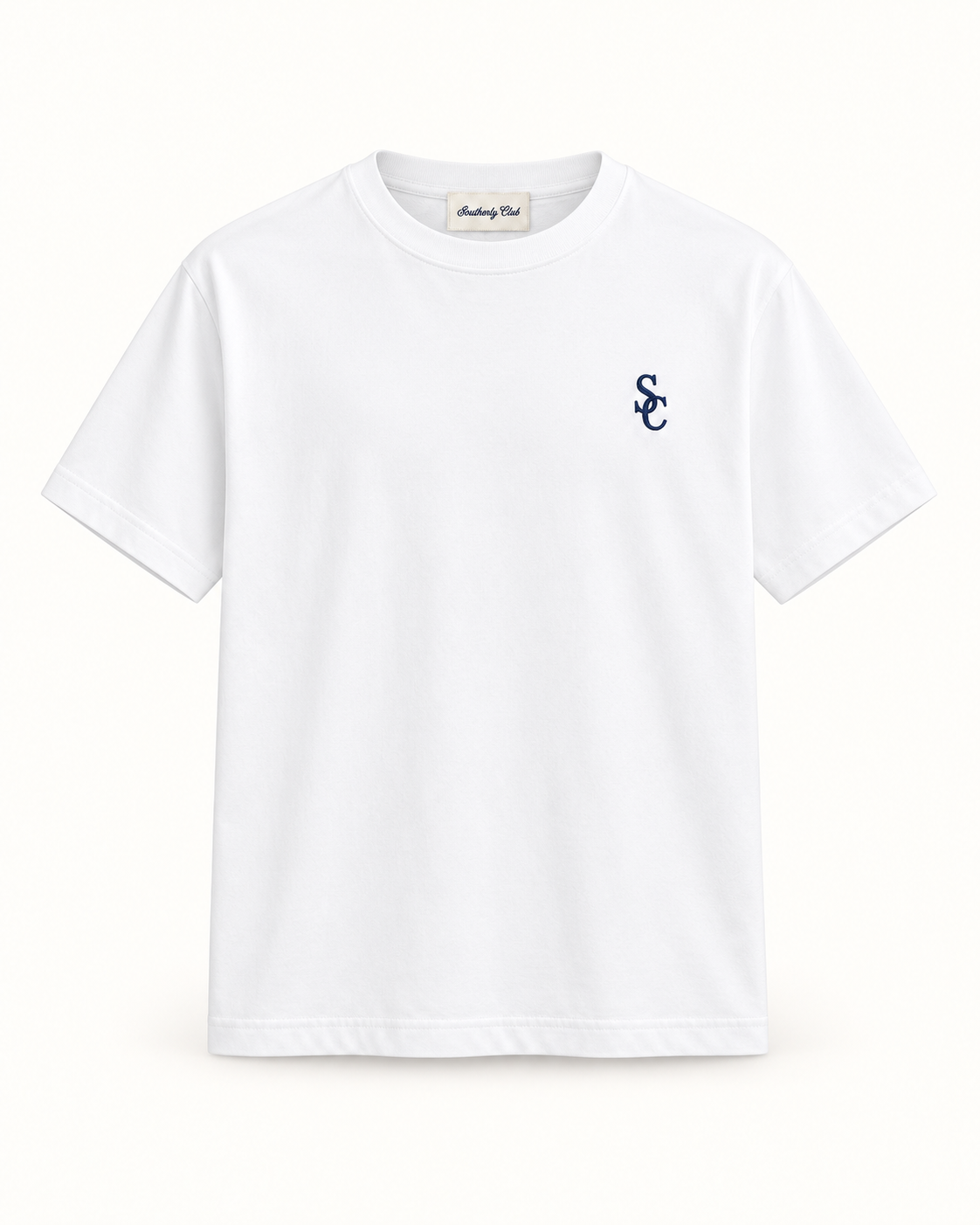 Southerly Club Oyster platter graphic tee, front design preview