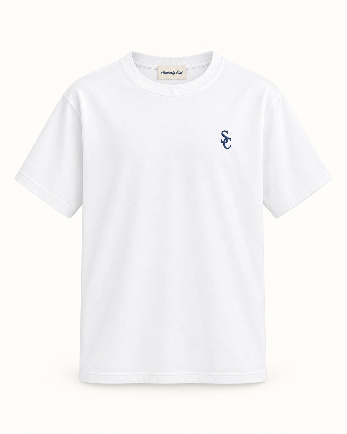 Southerly Club Sailing ring graphic tee, front design preview