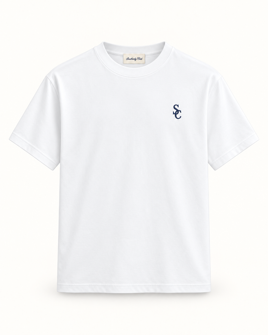 Southerly Club Citrus on deck graphic tee, front design preview