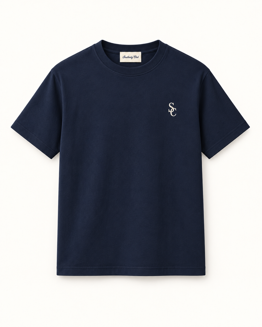 Southerly Club Open water wordmark tee, front design preview