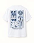Southerly Club Sailing kit graphic tee, back design preview