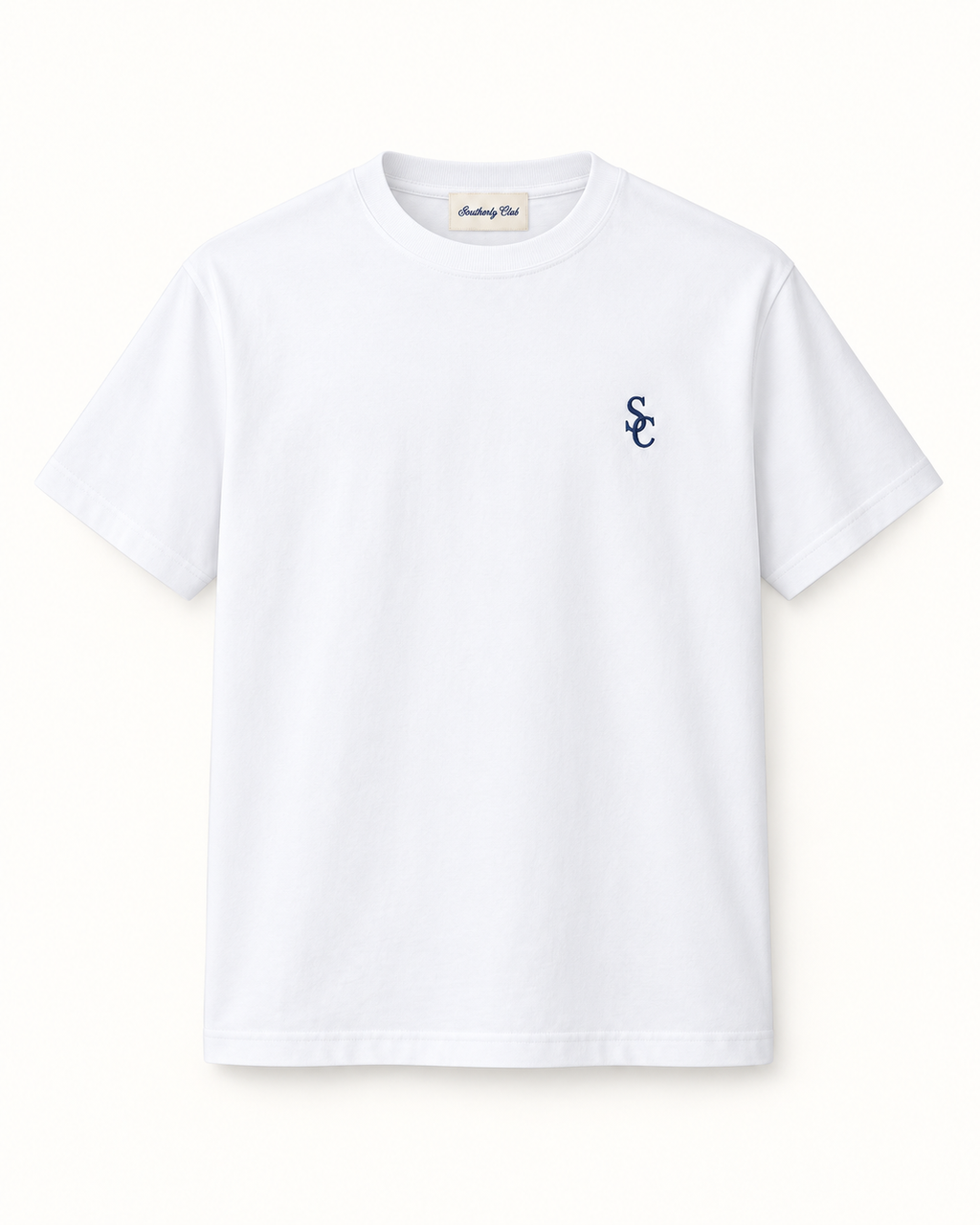 Southerly Club Sailing kit graphic tee, front design preview