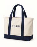 Southerly Club Cream club tote, front design preview