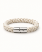 Southerly Club Cream rope bracelet, front design preview