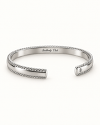 Southerly Club Rope edge club bangle, front design preview