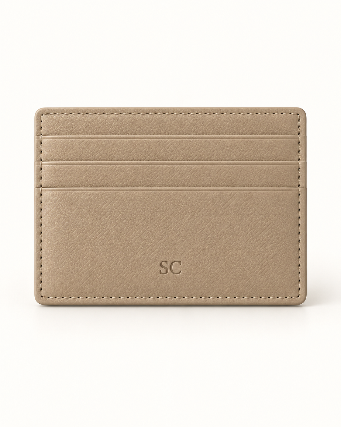 Southerly Club Sand cardholder. Generated product design preview.