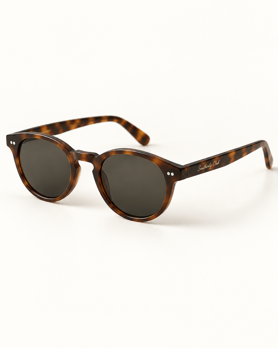 Southerly Club Tortoiseshell round sunglasses generated design preview