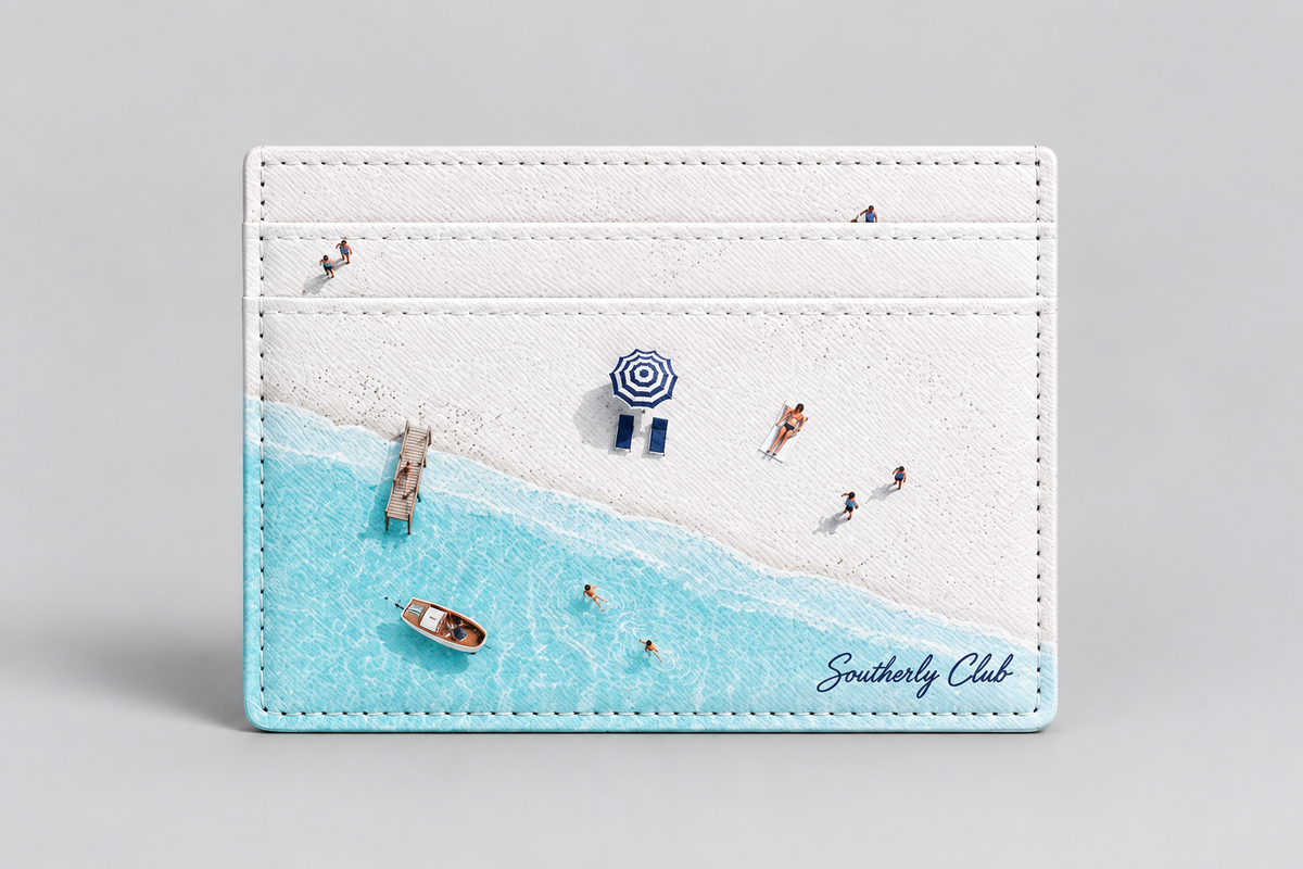 Southerly Club White Coast Cardholder generated product render